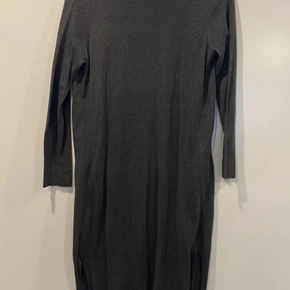 Vince Camuto Women's Small Gray Long‎ Duster Button Front Cardigan Sweater (160) - Picture 3 of 4